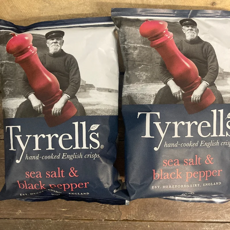 - Foldable and portable cat bag6x Tyrrells Sea Salt & Black Pepper Crisps (6x40g)