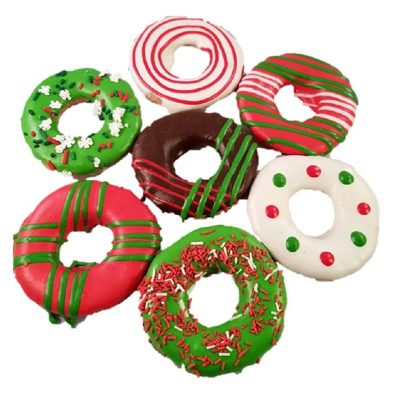 - Teething and chewing toys for puppiesHuds and Toke – Large Christmas Doggy Donuts