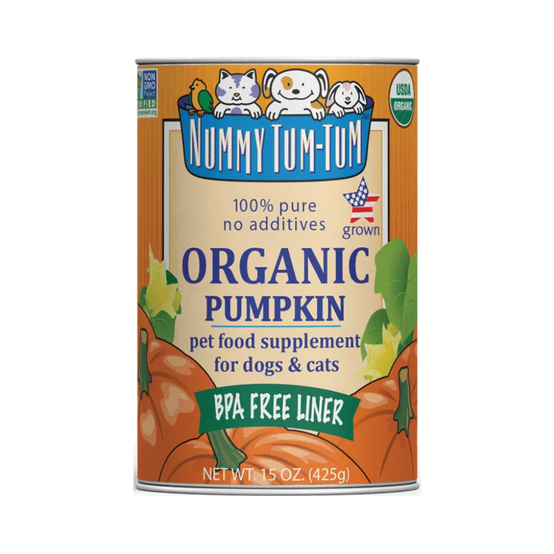 ---*(Best By 2025-05-31)* Pet Food Supplement - 100% Pure Organic Pumpkin For Dogs & Cats - 15 oz ---*(Best By 2025-05-31)* Pet Food Supplement - 100% Pure Organic Pumpkin For Dogs & Cats - 15 oz
