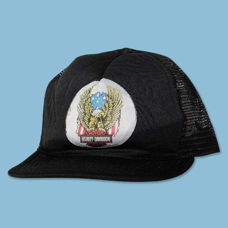 - Rabbit grass rack to prevent waste food boxVintage Harley Davidson Trucker Cap