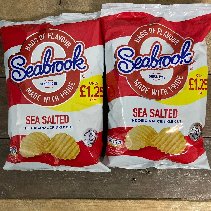 -Anti-scratch sofa protective cover4x Seabrook Sea Salted Crinkle Cut Crisps Share Bags (4x70g) -Anti-scratch sofa protective cover4x Seabrook Sea Salted Crinkle Cut Crisps Share Bags (4x70g)