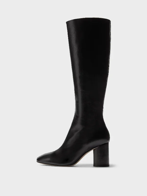 Ariana Leather Knee-High Boots