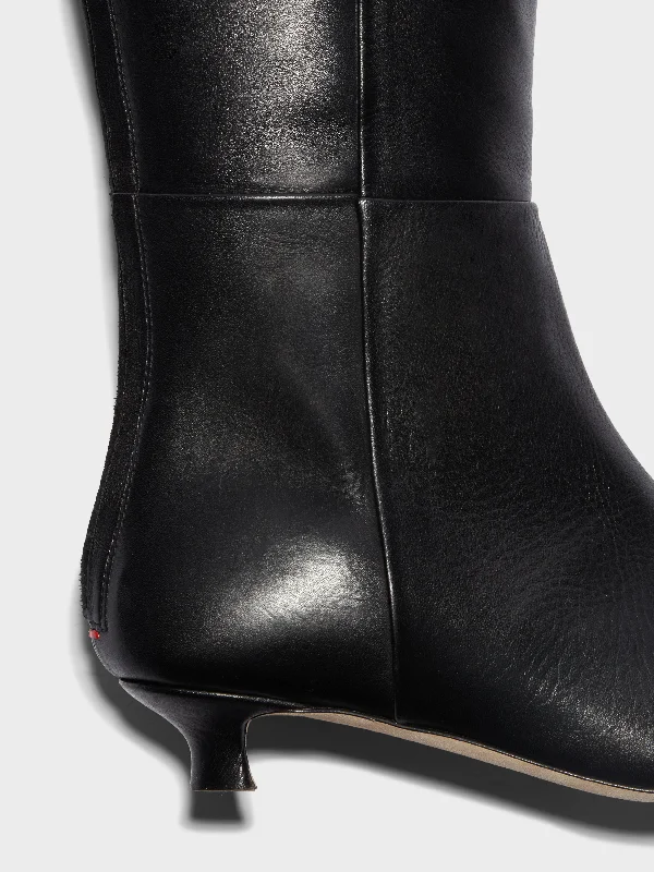 Zazie Leather Knee-High Boots