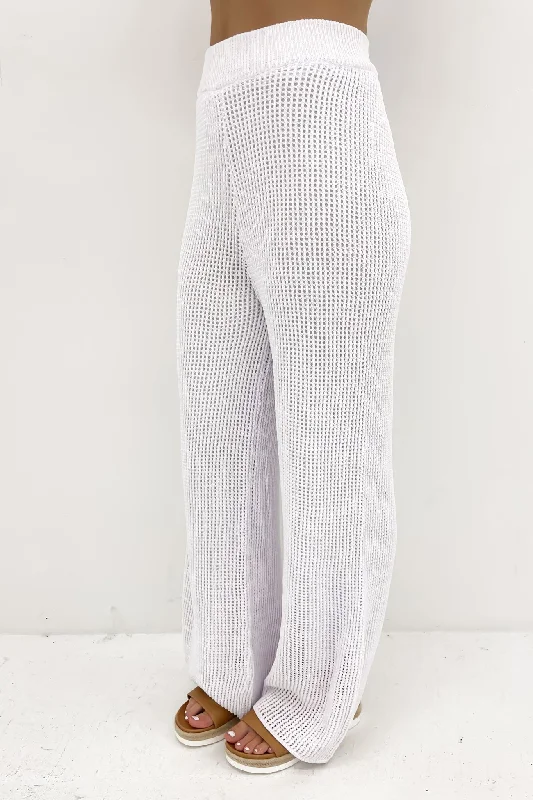 Kylah Knit Pant White