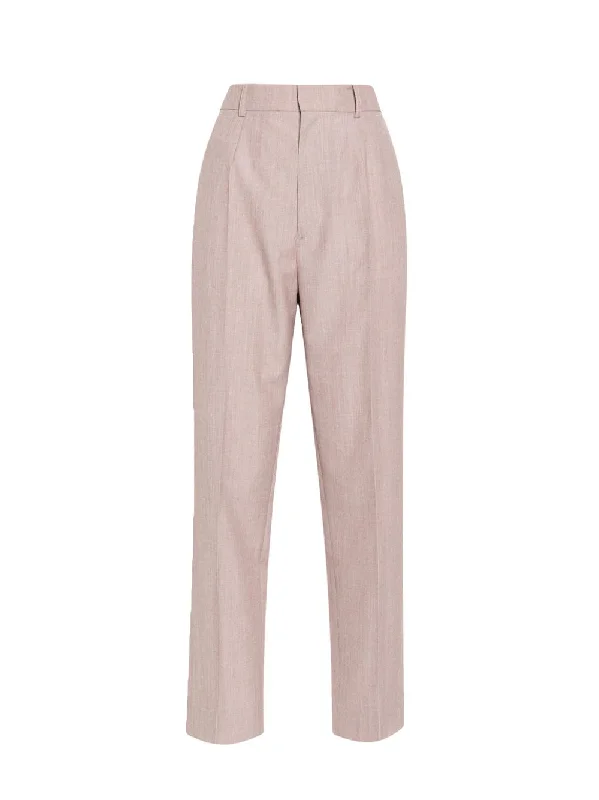 High Waisted 3/4 Trouser Heather