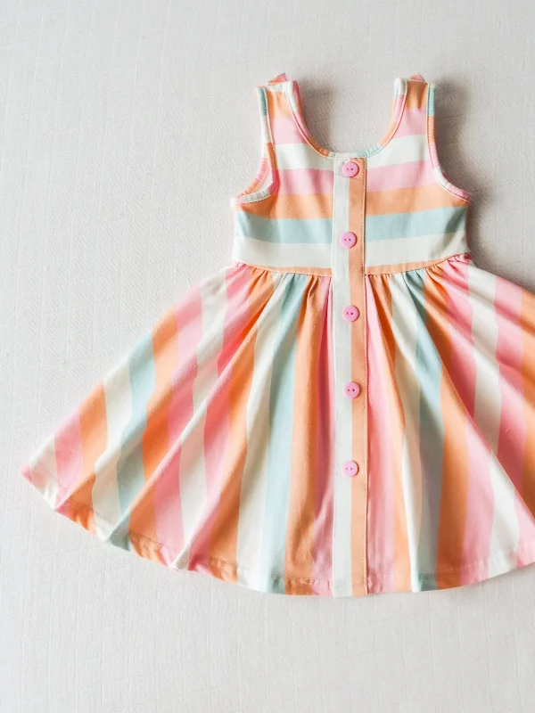 Prim Dress - Beachy Stripes